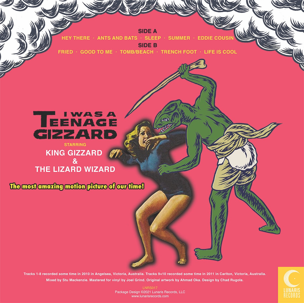 K.G.L.W. - TEENAGE GIZZARD LP – Lunaris Records